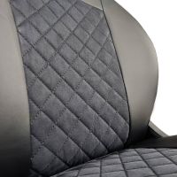 Чехлы Алькантара на Kia Spectra Чехлы Алькантара на Kia Spectra