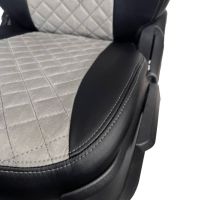 Чехлы Алькантара на Kia Spectra Чехлы Алькантара на Kia Spectra