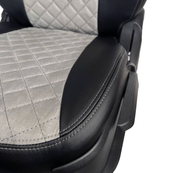 Чехлы Алькантара на Kia Spectra Чехлы Алькантара на Kia Spectra