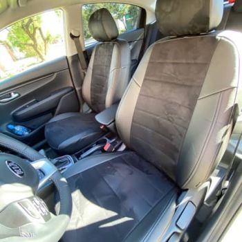 Авточехлы Автопилот Черный алькантара цвет