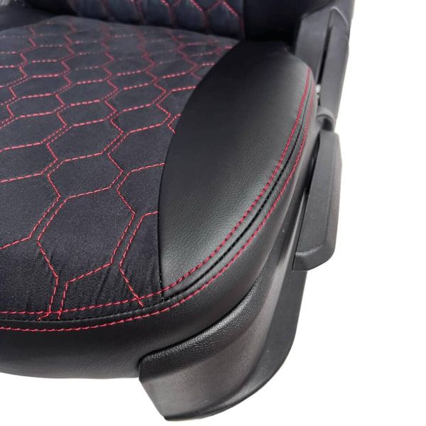 Чехлы Алькантара на Kia Spectra Чехлы Алькантара на Kia Spectra